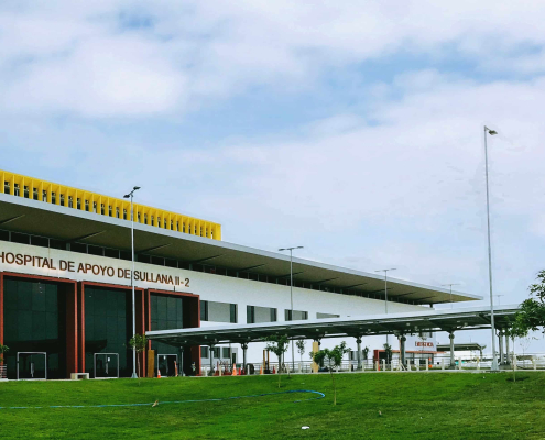 Vista exterior del Hospital de Apoyo II-2 de Sullana en Piura