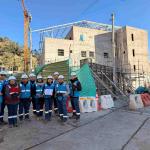 Equipo ZHI en obra — Mejor Subcontrata del mes de junio 2026, reconocimiento OHLA, Chiquián